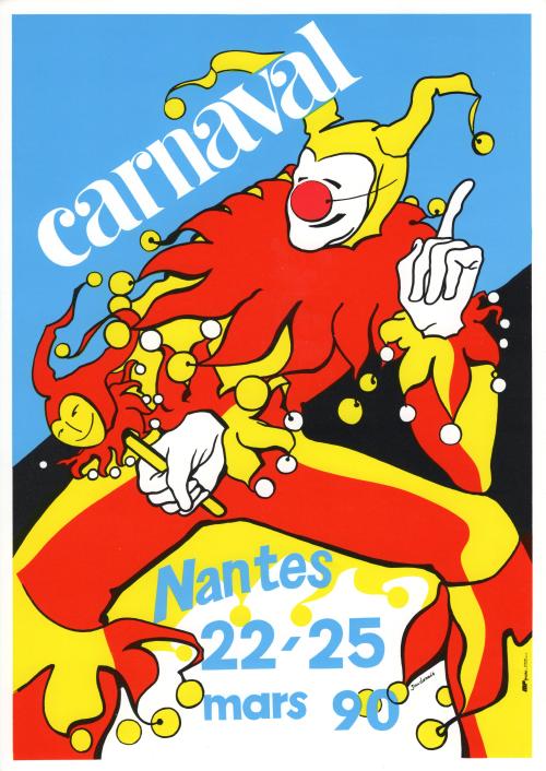 Iconographie - Affiche carnaval de Nantes 1990