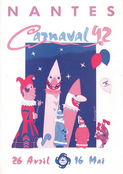 Iconographie - Affiche du carnaval de Nantes 1992