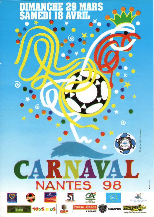 Iconographie - Affiche du carnaval de Nantes 1998