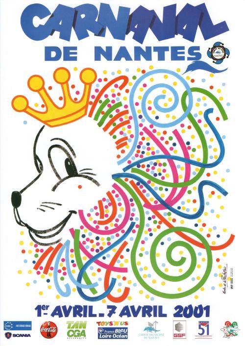 Iconographie - affiche du carnaval de Nantes 2001