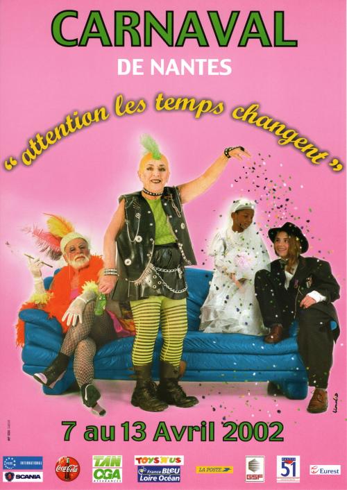 Iconographie - Affiche du carnaval de Nantes 2002