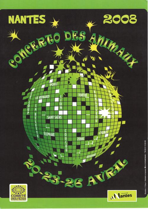 Iconographie - Affiche du carnaval de Nantes 2008