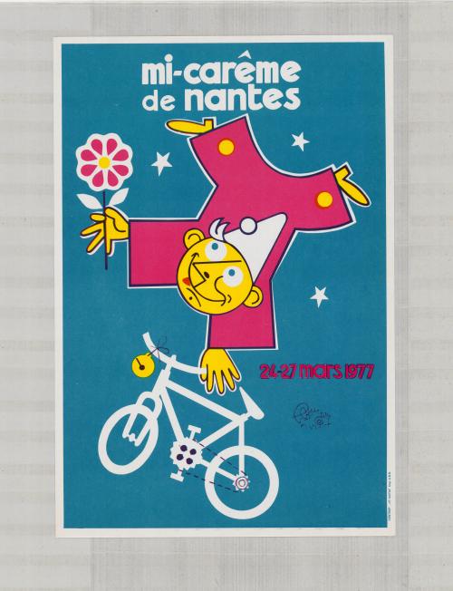 Iconographie - Affiche de la mi-carême de Nantes 1977