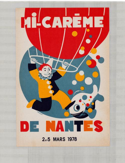 Iconographie - Affiche de la mi-carême de Nantes 1978