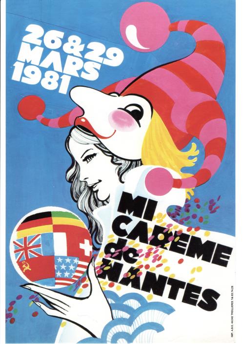 Iconographie - Affiche de la mi-carême de Nantes 1981