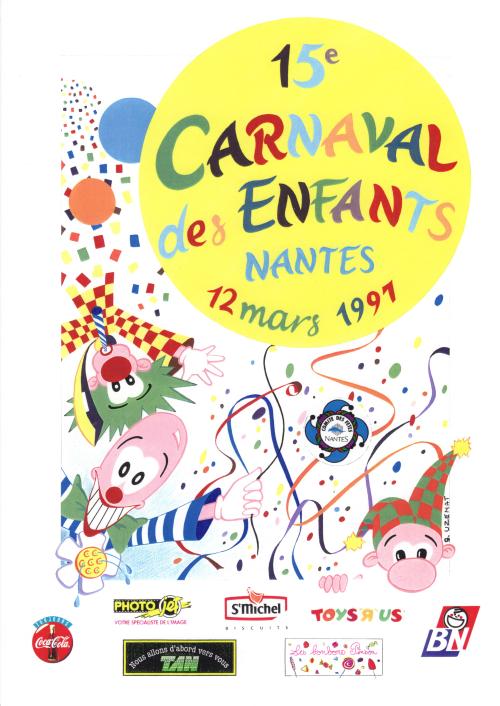Iconographie - Affiche du carnaval des enfants de Nantes 1997