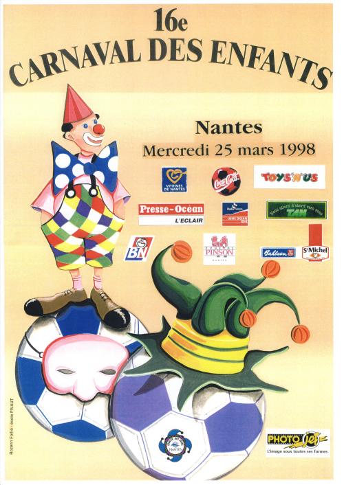 Iconographie - Affiche du carnaval des enfants de Nantes 1998