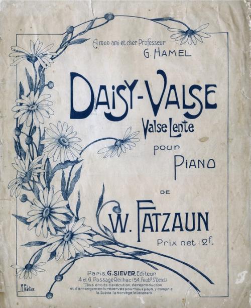 Partition - Daisy-Valse