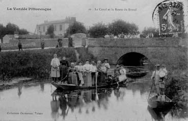 Iconographie - Le canal et la route du Braud