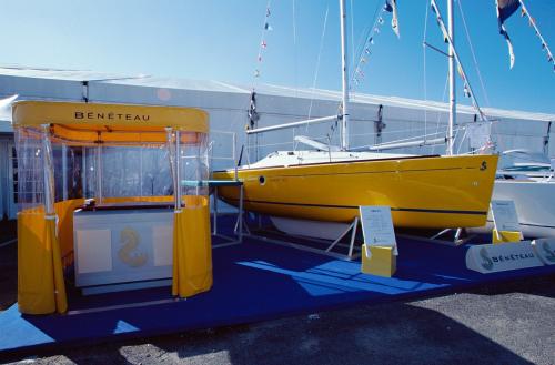 Iconographie - Exposition de bateaux Beneteau au Grand Pavois