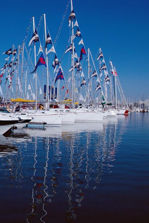 Iconographie - Exposition de bateaux Beneteau au Grand Pavois