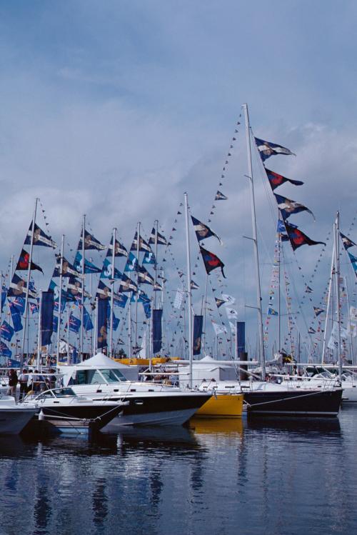 Iconographie - Exposition de bateaux Beneteau au Grand Pavois