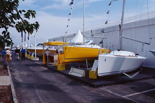 Iconographie - Exposition de bateaux Beneteau au Grand Pavois