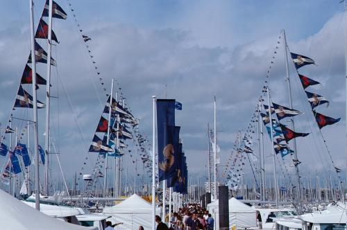 Iconographie - Exposition de bateaux Beneteau au Grand Pavois