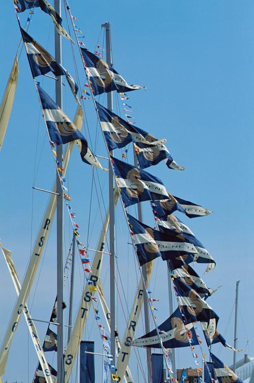 Iconographie - Exposition de bateaux Beneteau au Grand Pavois