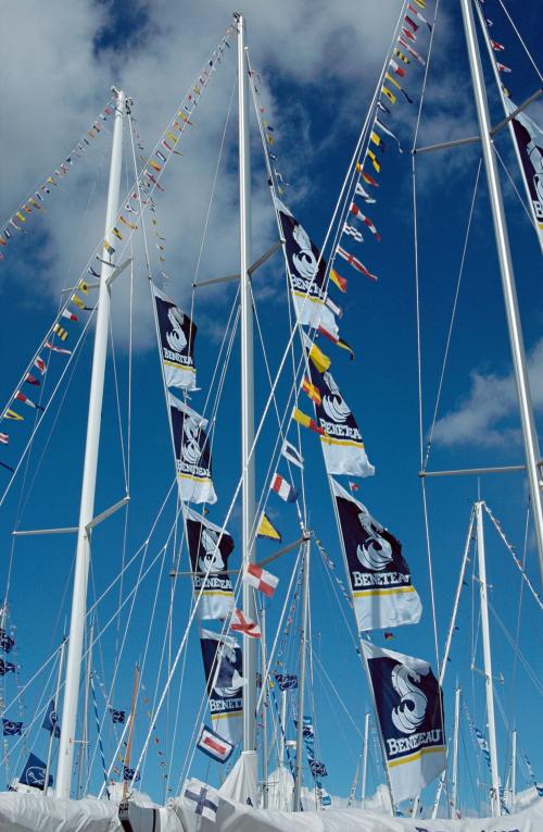 Iconographie - Exposition de bateaux Beneteau au Grand Pavois