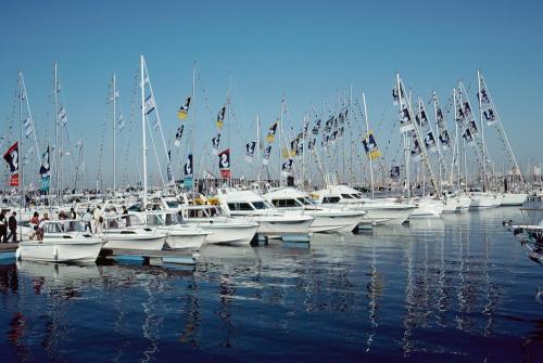 Iconographie - Exposition de bateaux Beneteau au Grand Pavois