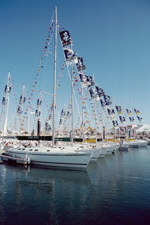 Iconographie - Exposition de bateaux Beneteau au Grand Pavois