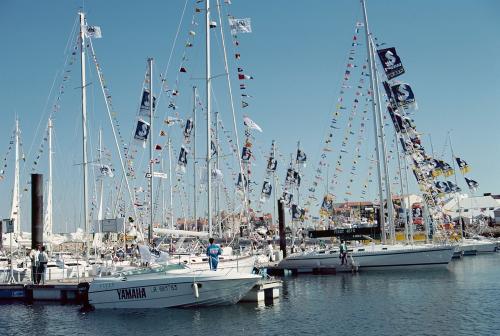 Iconographie - Exposition de bateaux Beneteau au Grand Pavois