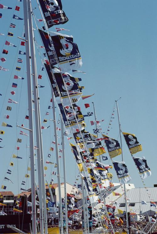 Iconographie - Exposition de bateaux Beneteau au Grand Pavois