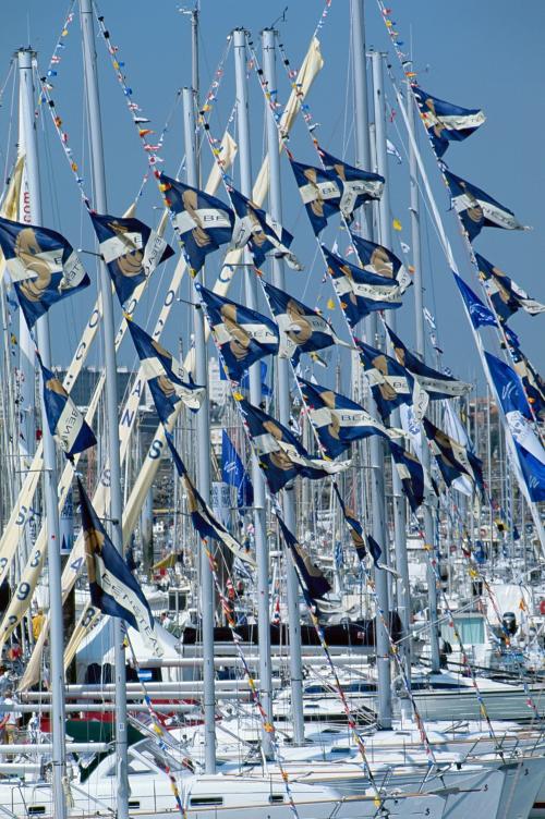 Iconographie - Exposition de bateaux Beneteau au Grand Pavois