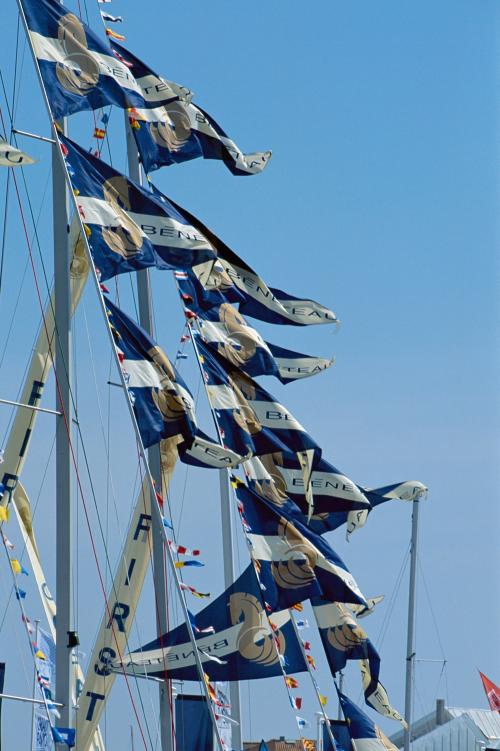 Iconographie - Exposition de bateaux Beneteau au Grand Pavois