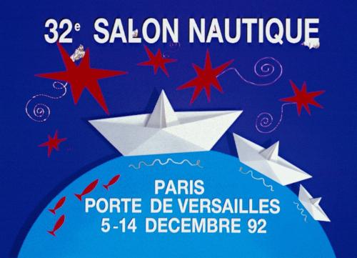 Iconographie - Affiche Salon nautique de Paris de 1992