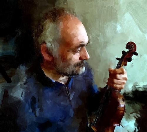Iconographie - Maurice Artus et son violon