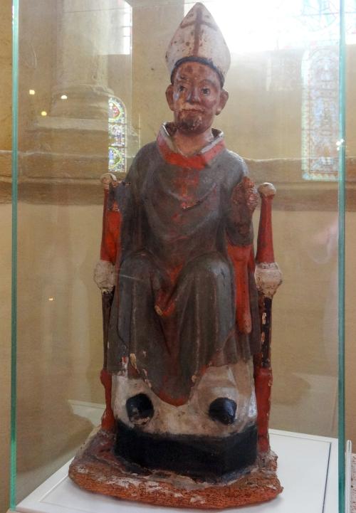 Iconographie - L'église - Saint Nectaire, statue polychrome