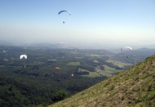 Iconographie - Parapente au Puy de Dôme