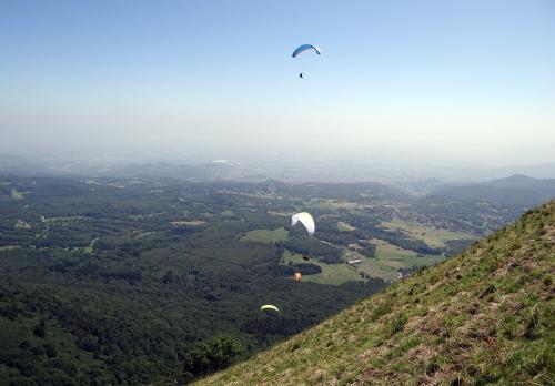 Iconographie - Parapente au Puy de Dôme