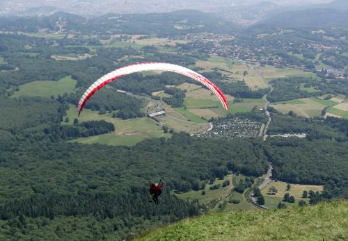 Iconographie - Parapente au Puy de Dôme