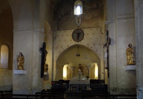 Iconographie - L'église romane Saint-Léger - Nef