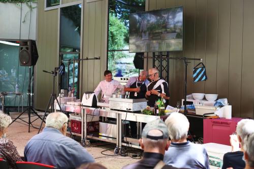 Iconographie - Ateliers des chefs Jean-Marc Perochon et Jean-Pierre Pouvreau à la Grande Fête