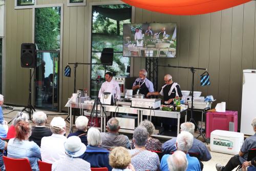 Iconographie - Ateliers des chefs Jean-Marc Perochon et Jean-Pierre Pouvreau à la Grande Fête