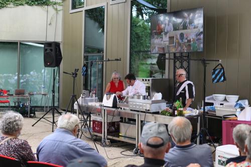 Iconographie - Ateliers des chefs Jean-Marc Perochon et Jean-Pierre Pouvreau à la Grande Fête