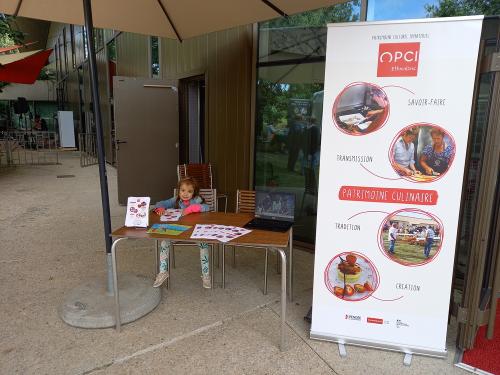 Iconographie - Point Patrimoine Culinaire de l’OPCI à la Grande Fête