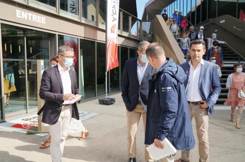 Iconographie - Jean-Daniel Ménard, Laurent Pineau, Guillaume Jean et Christophe Aubineau lors de la Grande Fête