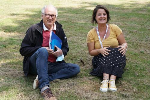 Iconographie - Violaine Dovin et Jean-Marie Poirier lors de la Grande Fête