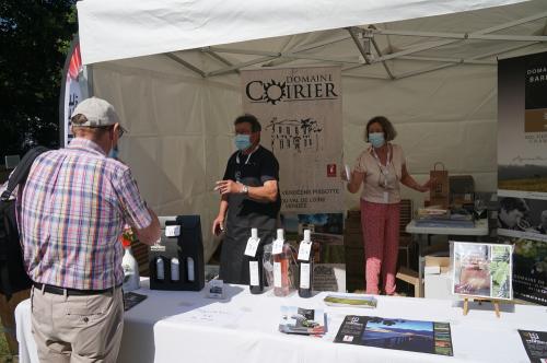 Iconographie - Stand du Domaine Coirier lors de la Grande Fête