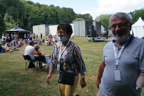 Iconographie - Michèle Micheau et Jean-Pierre Lagache lors de la Grande Fête