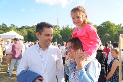 Iconographie - Christophe Aubineau et sa femme lors de la Grande Fête