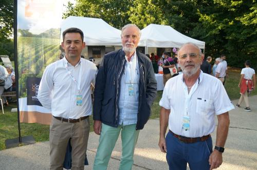 Iconographie - Christophe Aubineau, Philippe Côme et Claude Pintaud lors de la Grande Fête