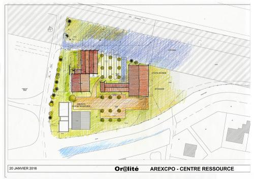 Iconographie - Projet du centre Oralité au Vasais