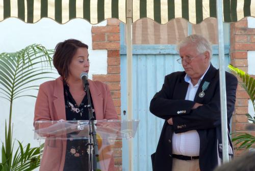 Iconographie - Cérémonie pour la décoration de Chevalier des Arts et des lettres