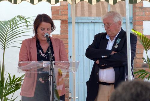 Iconographie - Cérémonie pour la décoration de Chevalier des Arts et des lettres