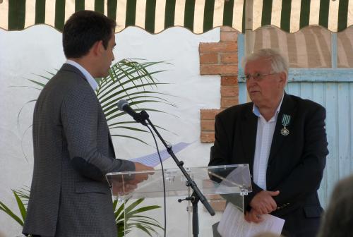 Iconographie - Cérémonie pour la décoration de Chevalier des Arts et des lettres