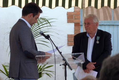 Iconographie - Cérémonie pour la décoration de Chevalier des Arts et des lettres