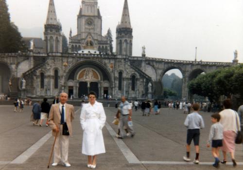 Iconographie - Odile et Pascal Guilloteau de la Boctière à Lourdes