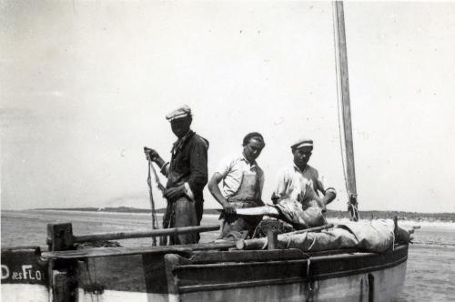 Iconographie - Jean-Marie Pouvreau et Mathurin Pineau en pêche